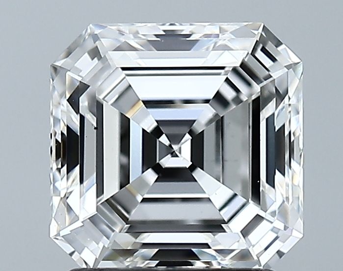 1.45 carat f VS2 VG  Cut GIA asscher diamond