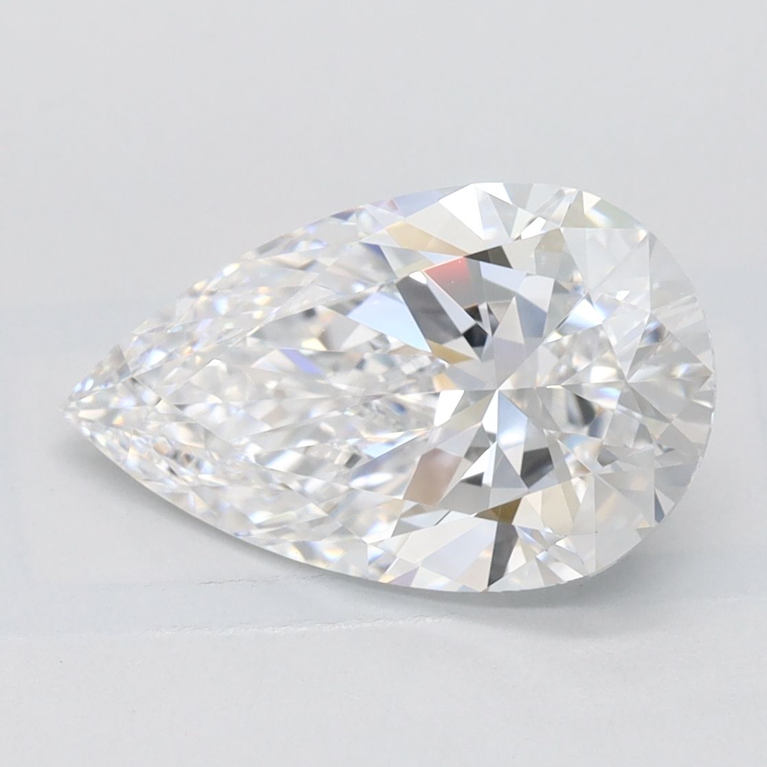 2ct Pear D - IF - Excellent cut - LD293307