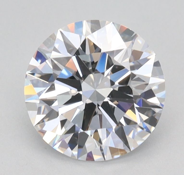 1.21 Carat round Lab Grown Diamond Front View