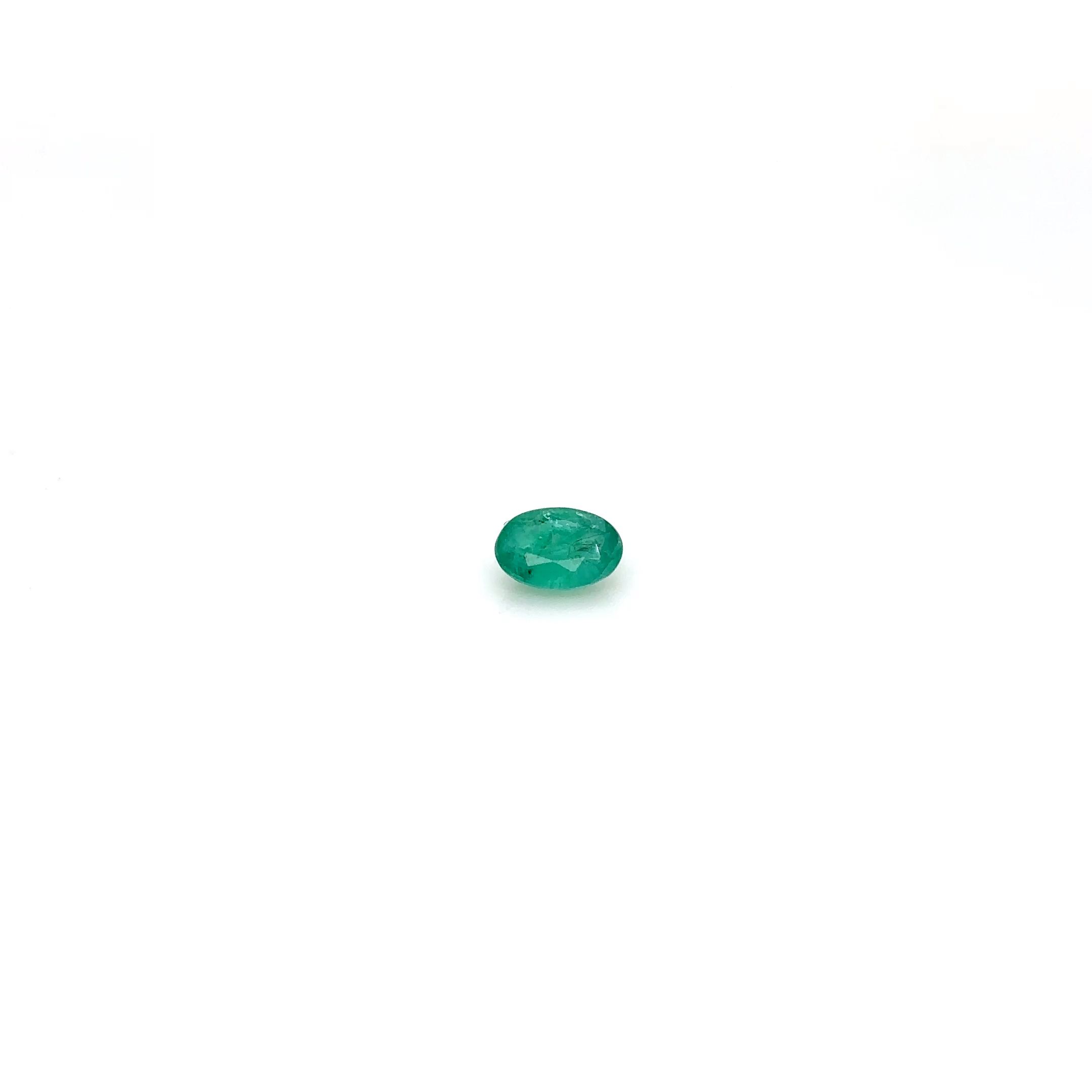 0.45 Carat Oval Emerald
