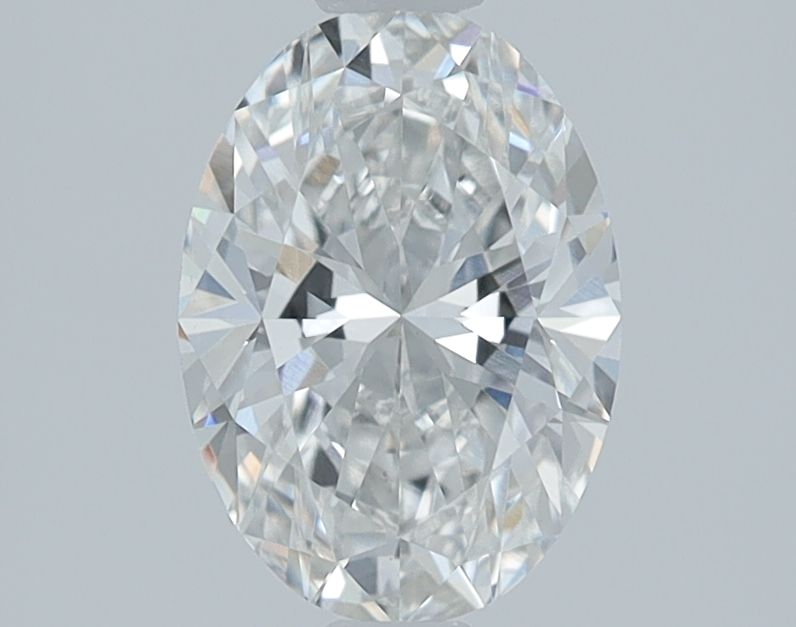 1.22 Carat oval Lab Grown Diamond Front View