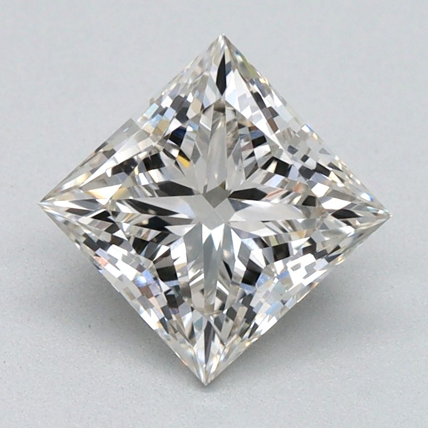 1.03 Carat princess Lab Grown Diamond Front View