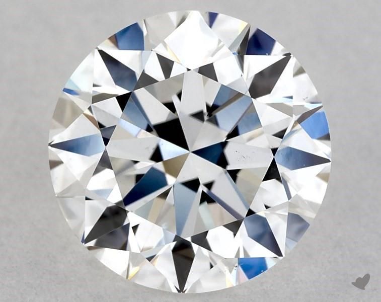 1,00 ct Okrągły diament naturalny