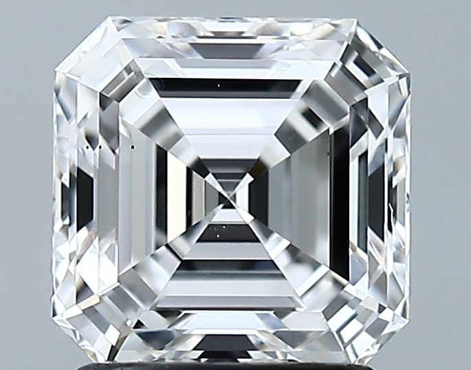 1.55 carat d VS2 EX  Cut GIA asscher diamond