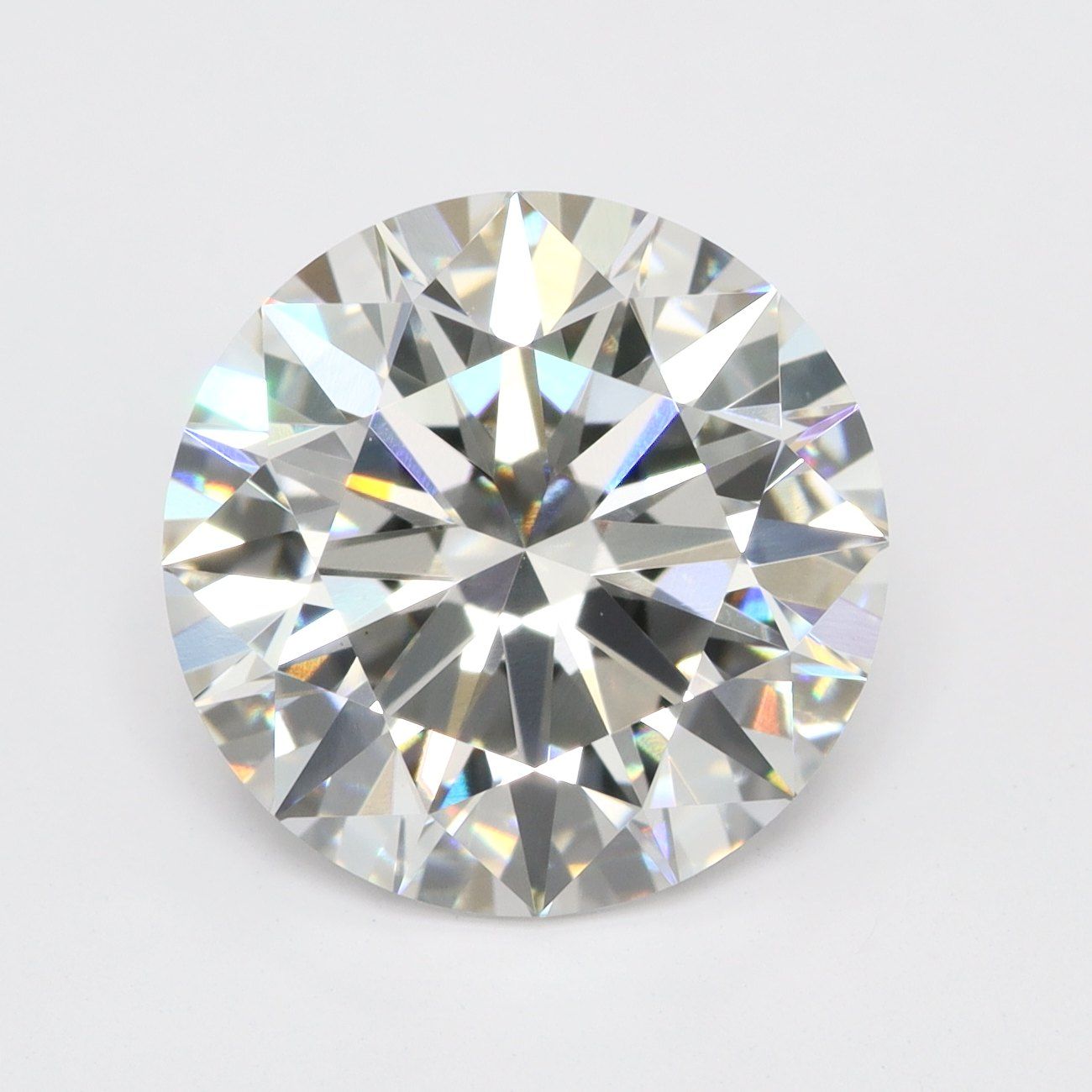 2.65 Carat round Lab Grown Diamond Front View