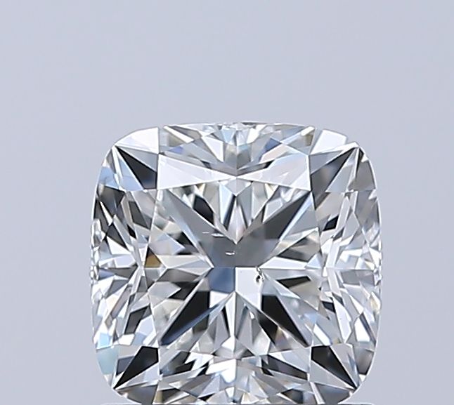 1.01-carat cushion diamond with G color, Good cut, and VS2 clarity.