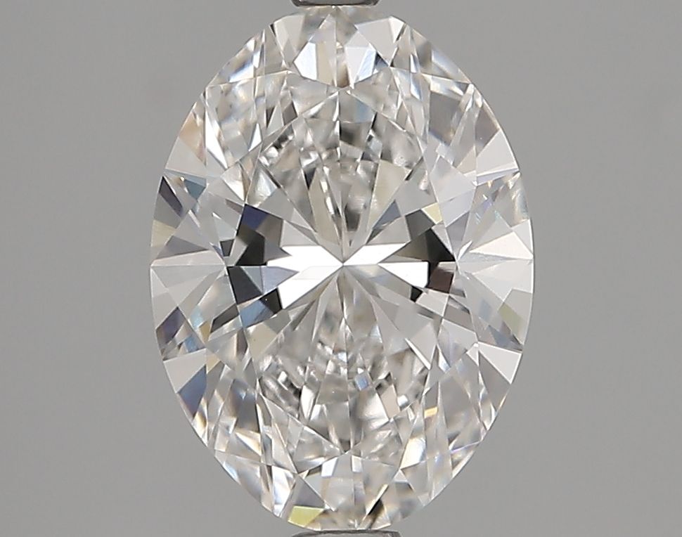 2.57 Carat oval Lab Grown Diamond Front View