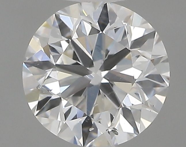 0.6-carat round diamond with E color, Very Good cut, and SI1 clarity.