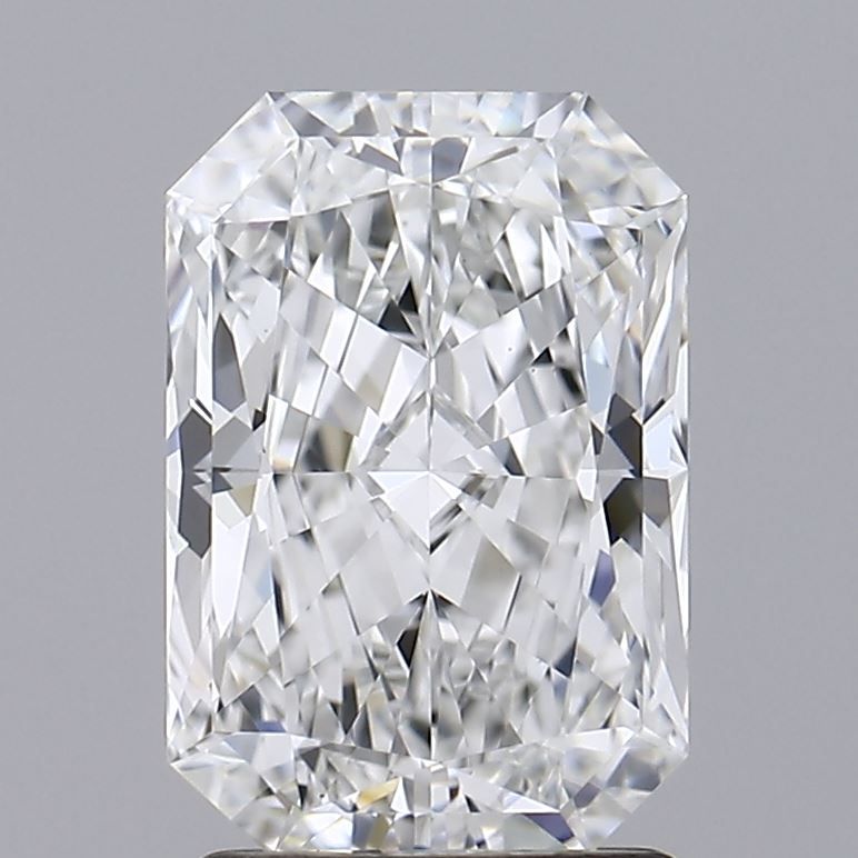 2.01 Carat radiant Lab Grown Diamond Front View