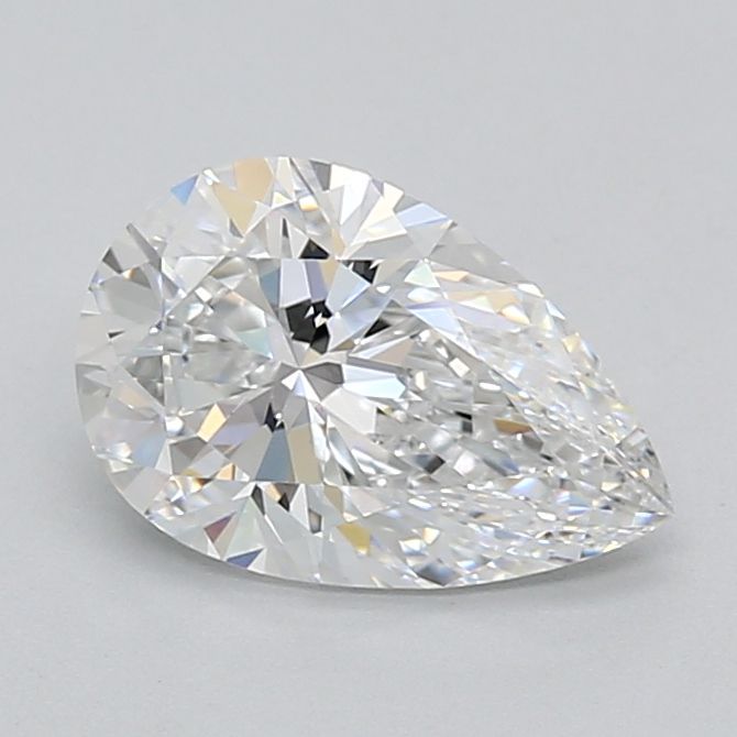 2ct Pear D - VVS1 - Excellent cut - LD378404