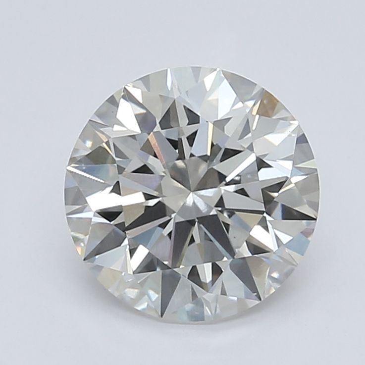 2.71 Carat round Lab Grown Diamond Front Image