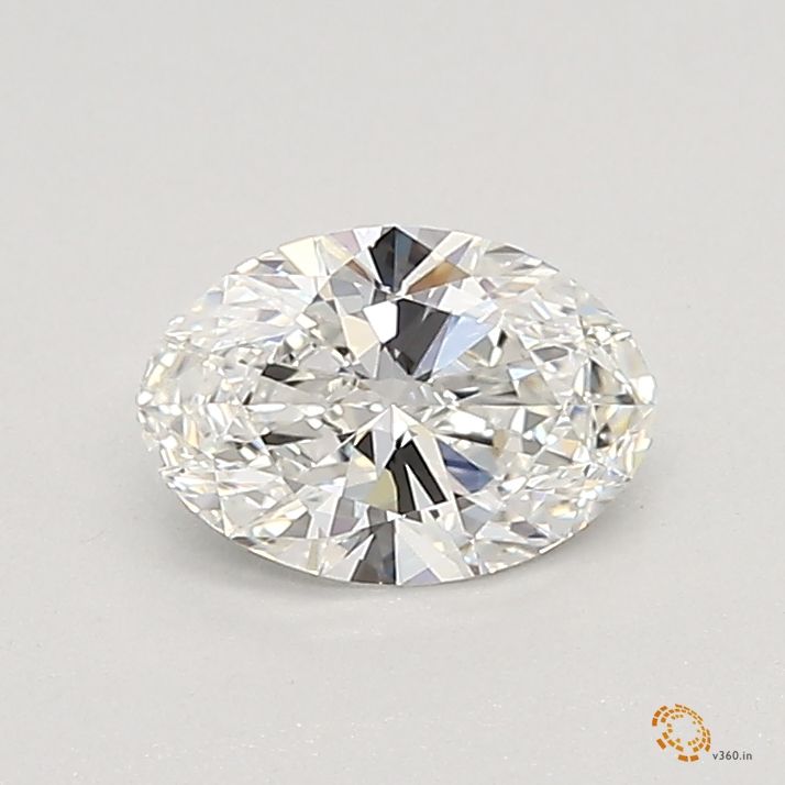 0.51 Carat oval Lab Grown Diamond Front View