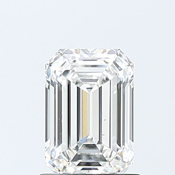 1.24 Carat emerald Lab Grown Diamond Front View