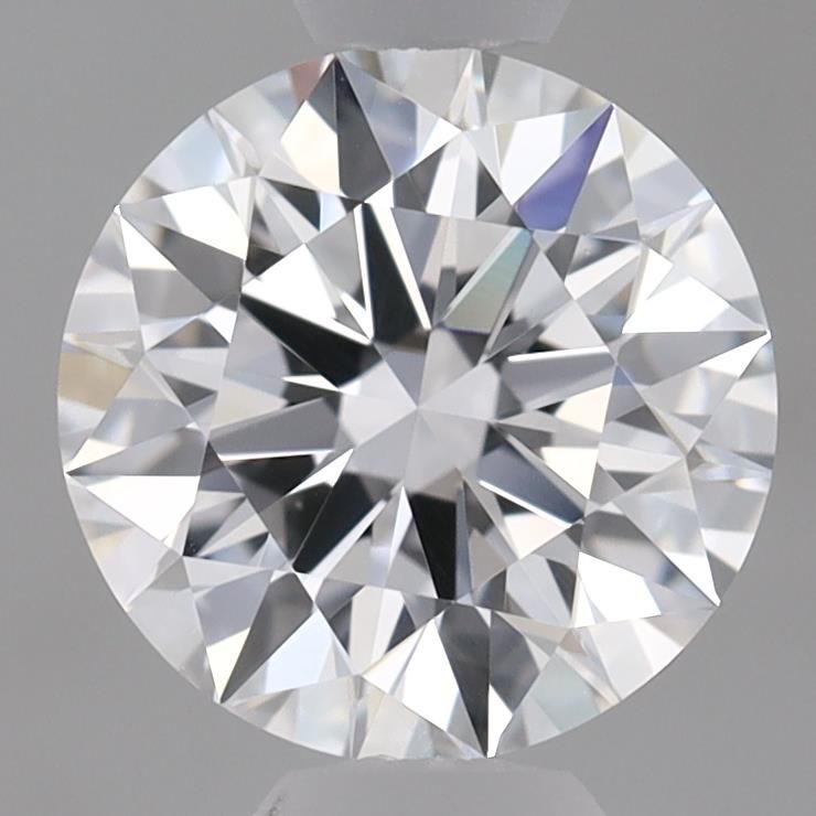 1.23 Carat round Lab Grown Diamond Front View