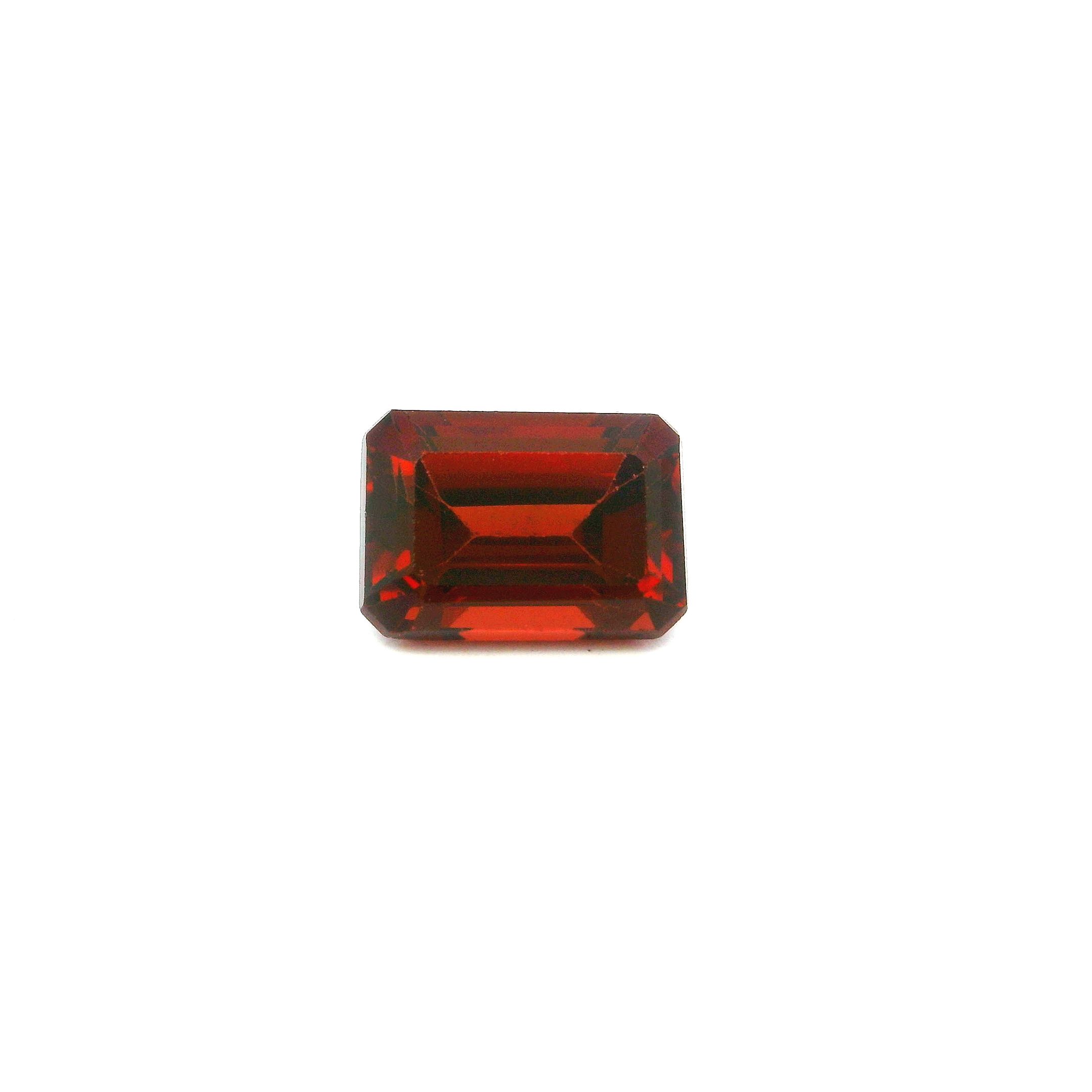 Certified Garnet Octagonal 1.32 ct gemstone, Red