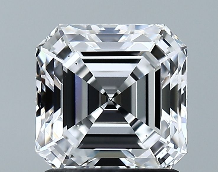 1.51 carat d VS2 EX  Cut GIA asscher diamond
