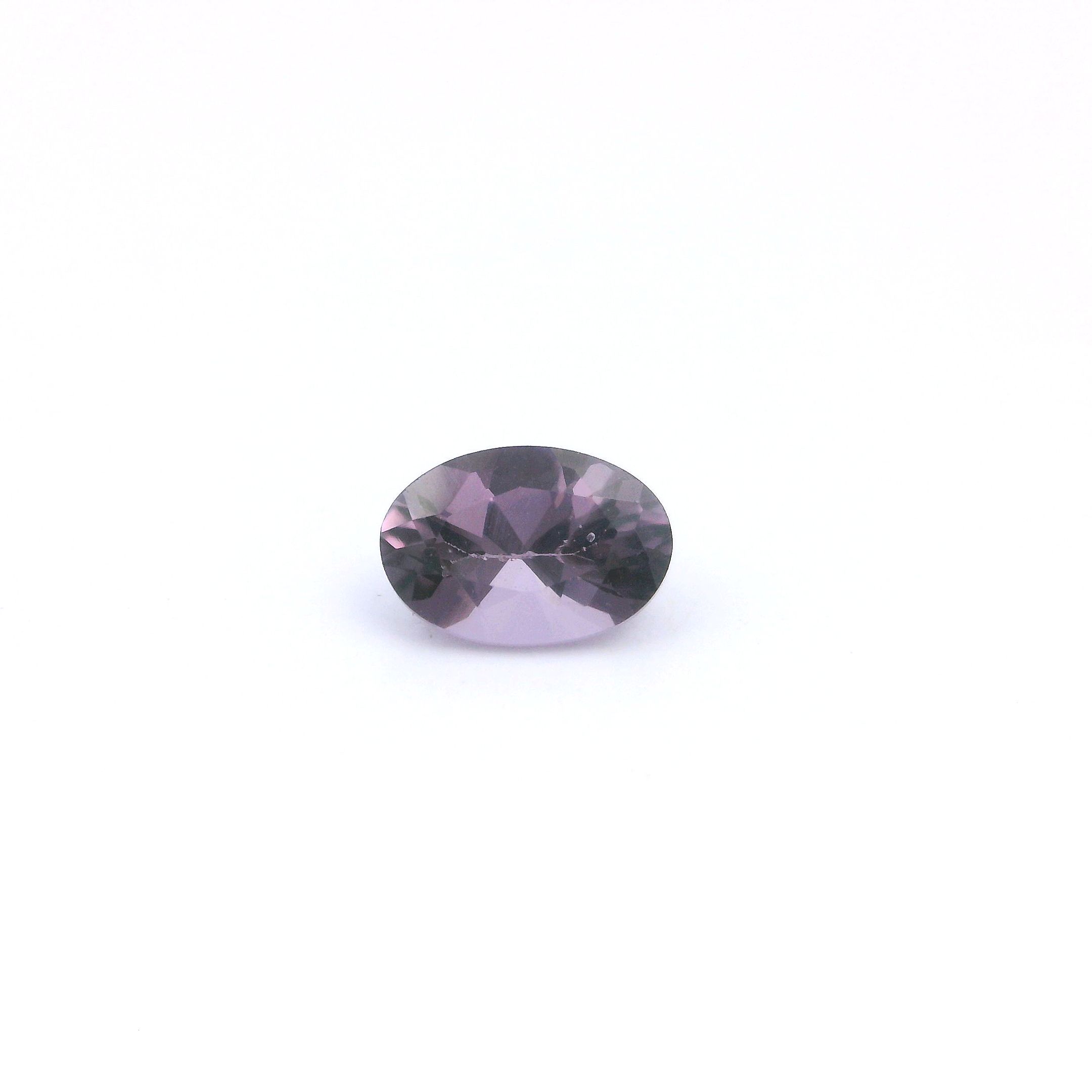Certified Spinel Oval 0.56 ct gemstone, Purple
