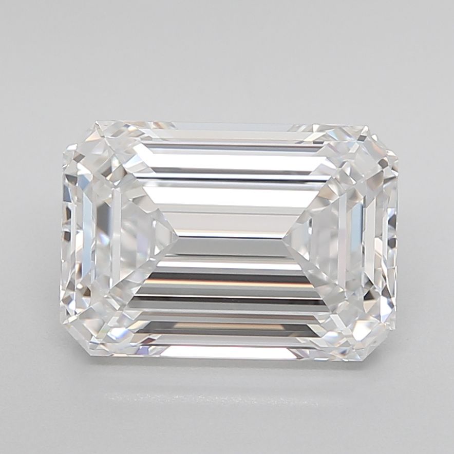 Diamant Émeraude 4.03 ct - Couleur D - Pureté VVS1