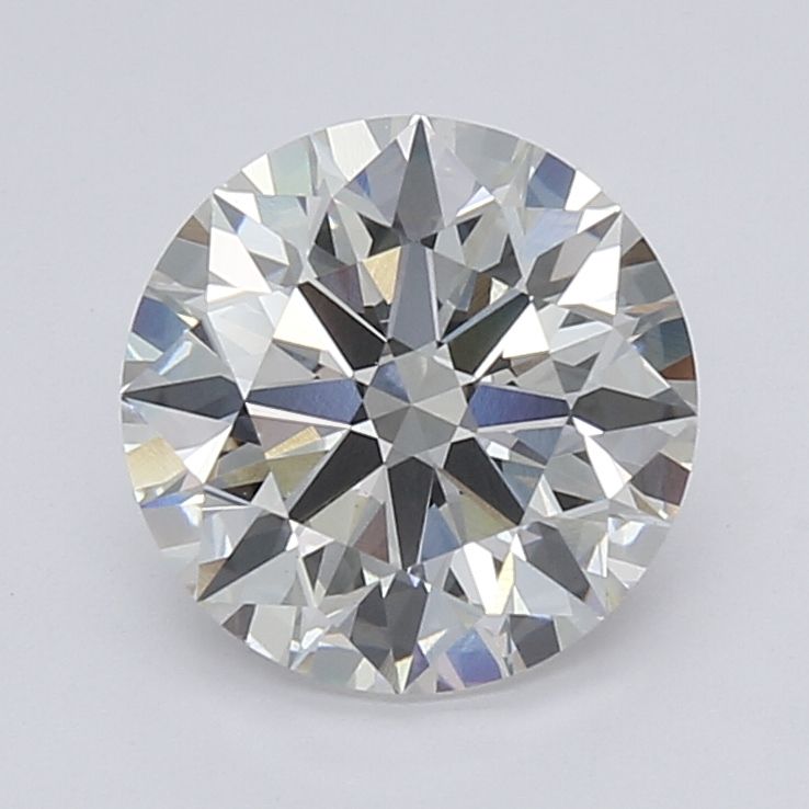 2.65 Carat round Lab Grown Diamond Front View