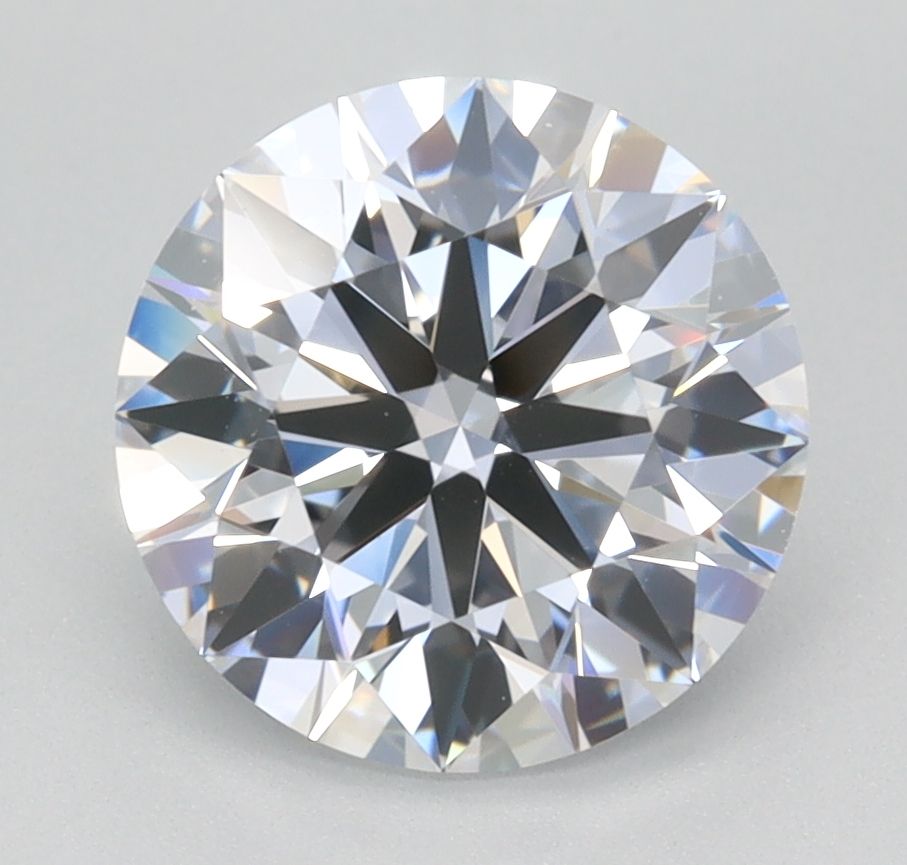 2.01 Carat round Lab Grown Diamond Front View