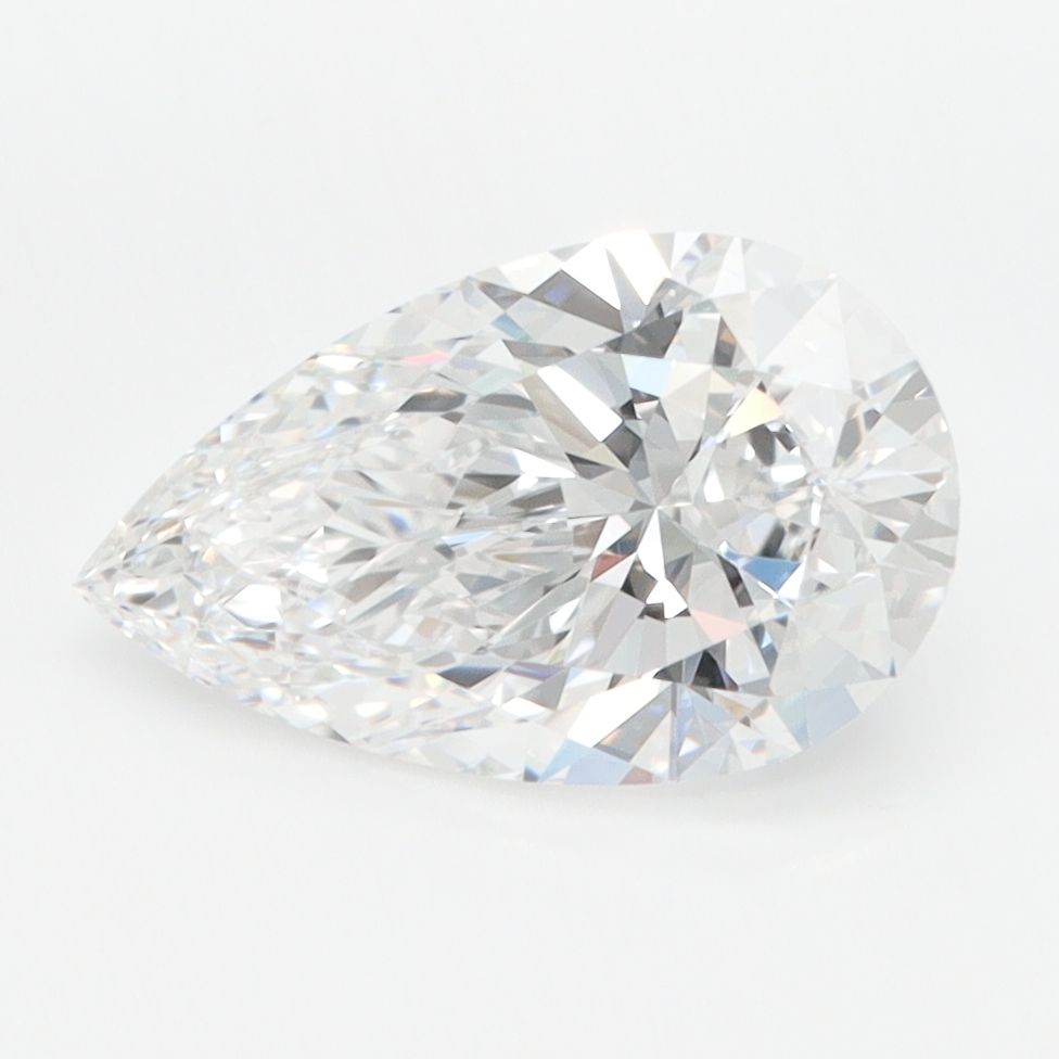 2ct Pear D - VVS1 - Excellent cut - LD376613
