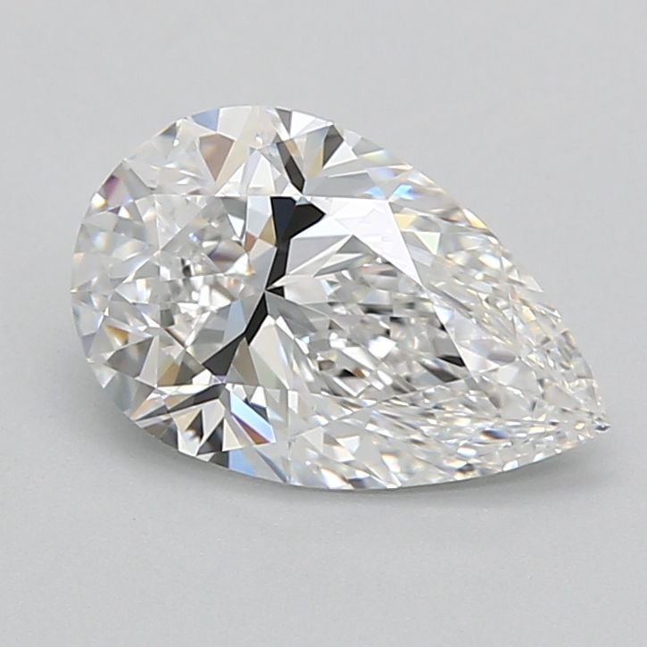 2ct Pear D - VVS1 - Excellent cut - LD43233