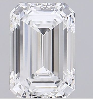 2.02ct Emerald D - VVS1 - Excellent cut - LD138975