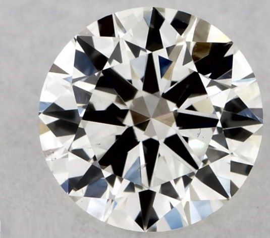 0,30 ct Okrągły diament naturalny