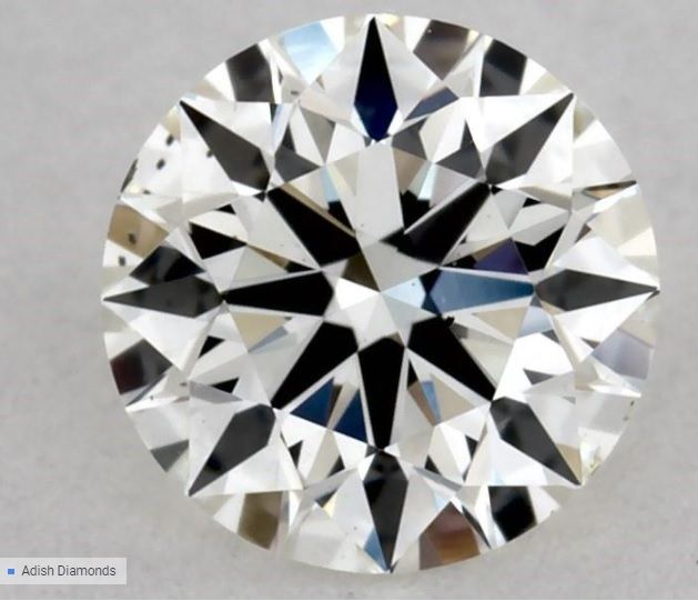 0,32 ct Okrągły diament naturalny