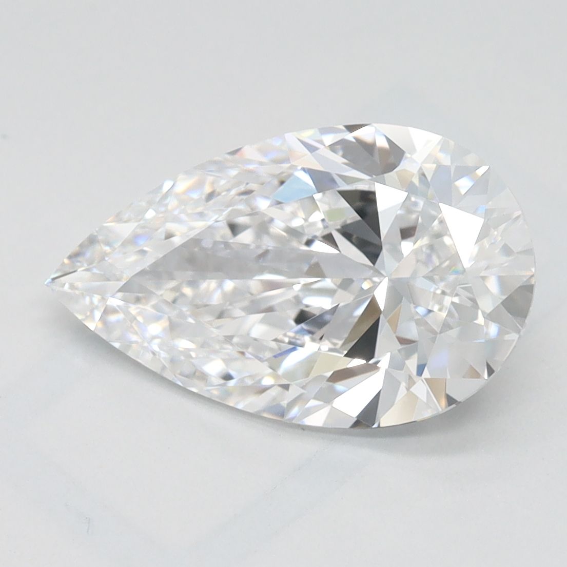 2ct Pear D - IF - Excellent cut - LD223054