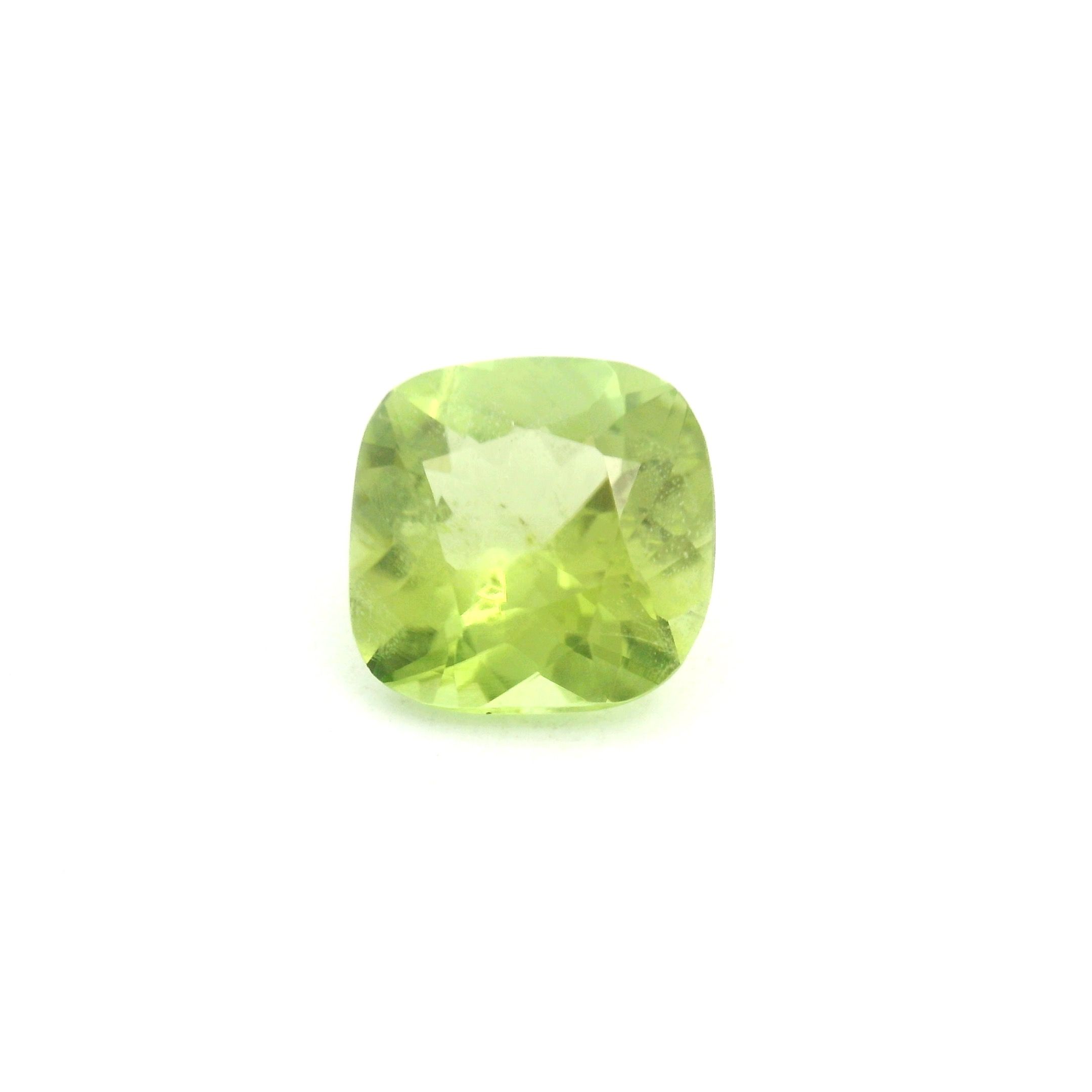 Certified Peridot Cushion 2.39 ct gemstone, Green