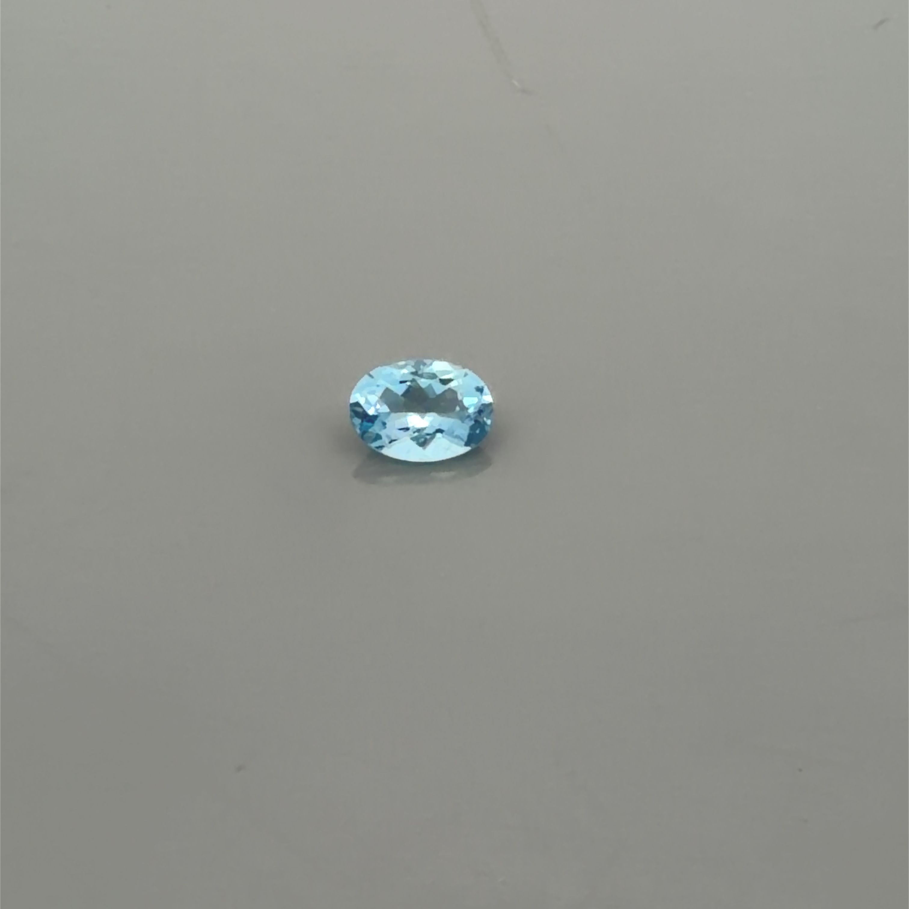 0.60 ct Oval Blue Aquamarine