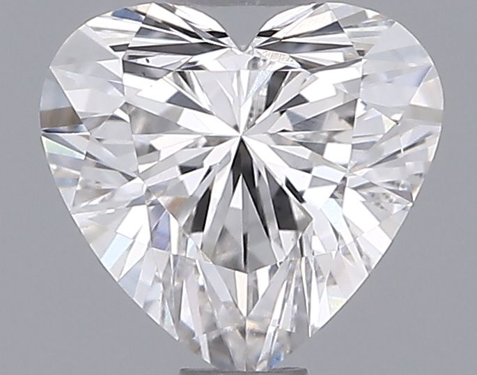 0.59 carat f VS1 EX  Cut IGI heart diamond