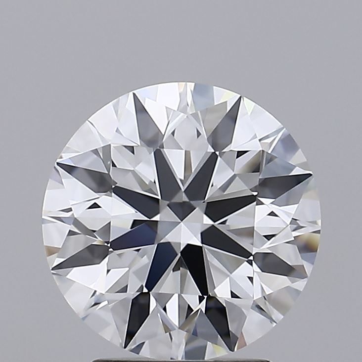 2.64 Carat round Lab Grown Diamond Front View