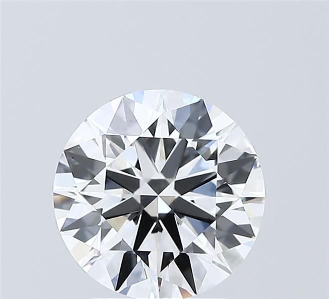 2ct Round D - VVS2 - Excellent cut - LD376554