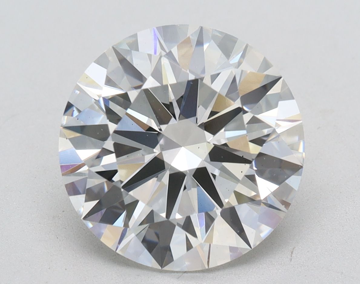 Diamant Rond 2.72 ct - Couleur G - Pureté VVS2