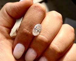 2,12 ct Owalny diament naturalny