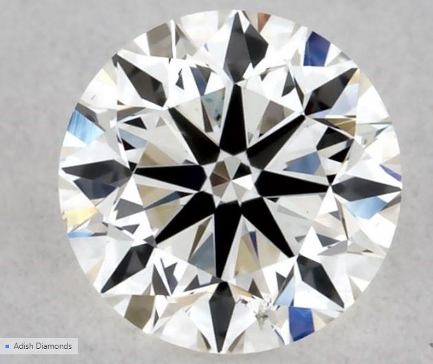 0,31 ct Okrągły diament naturalny