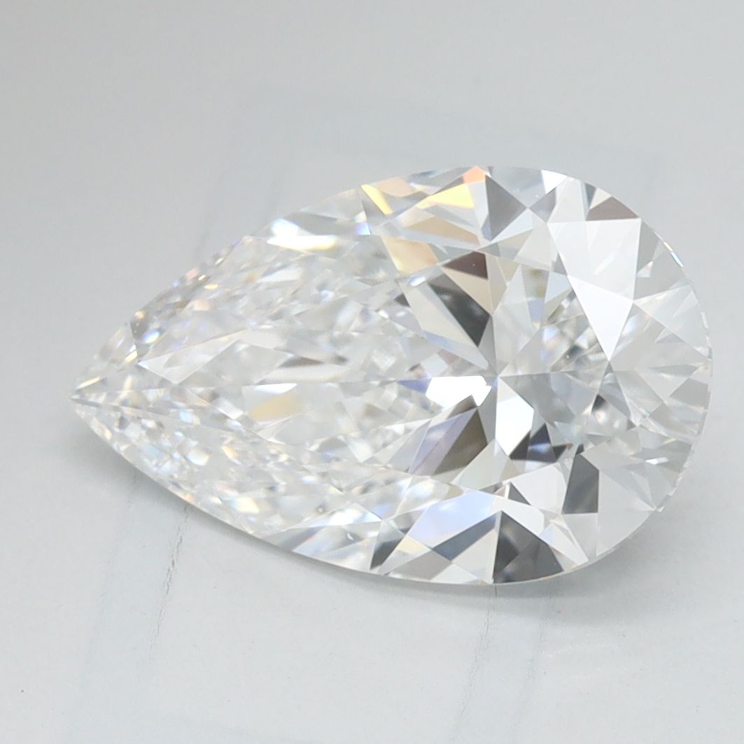 2ct Pear D - IF - Excellent cut - LD3984