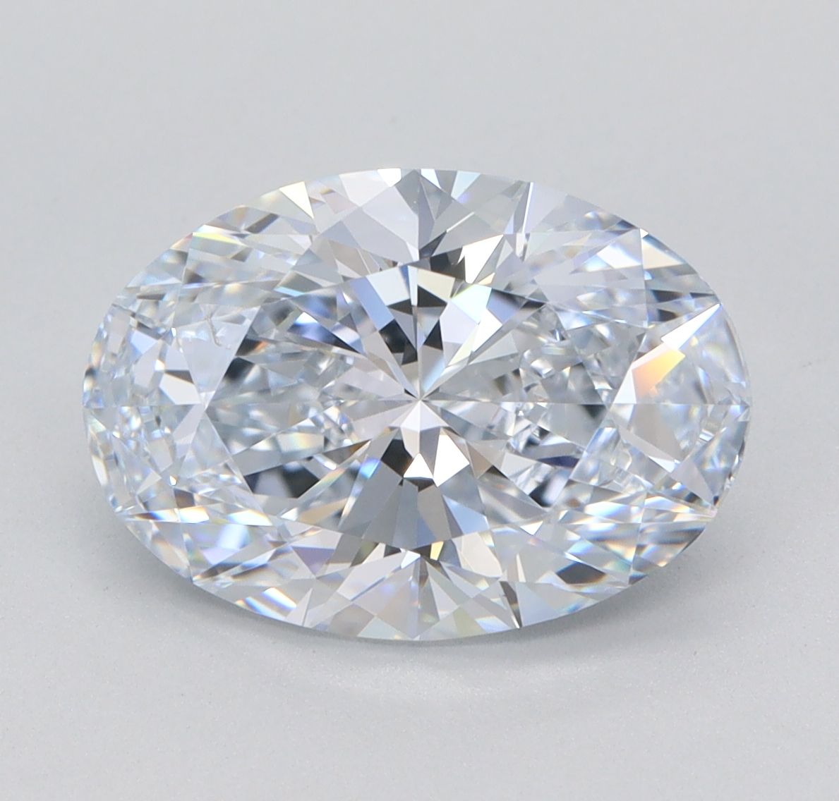 2.71 Carat oval Lab Grown Diamond Front Image