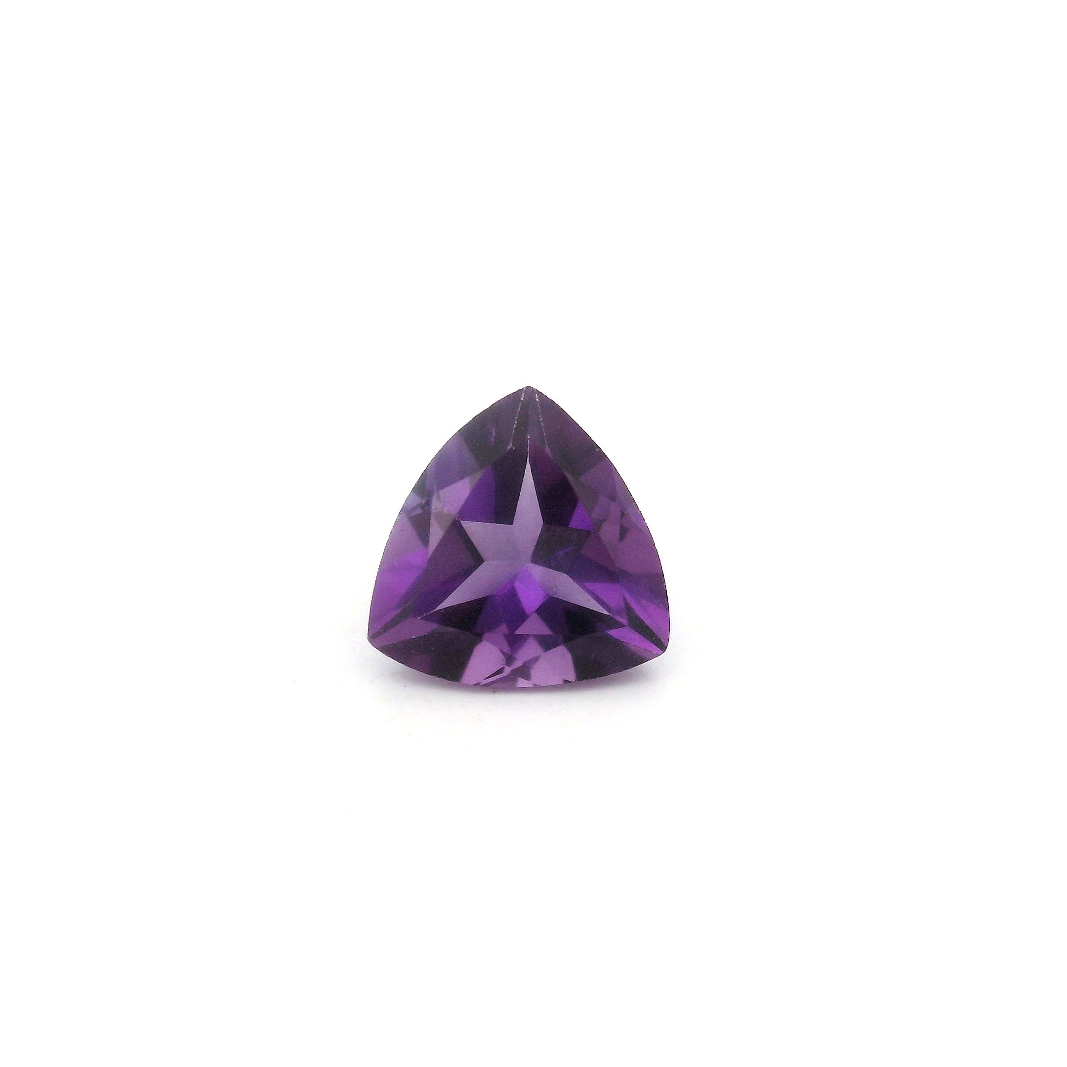 Certified Amethyst Triangular 1.03 ct gemstone, Purple