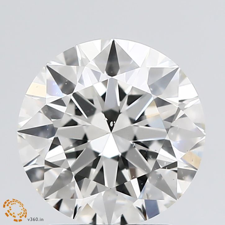 2,50 ct Okrągły diament naturalny