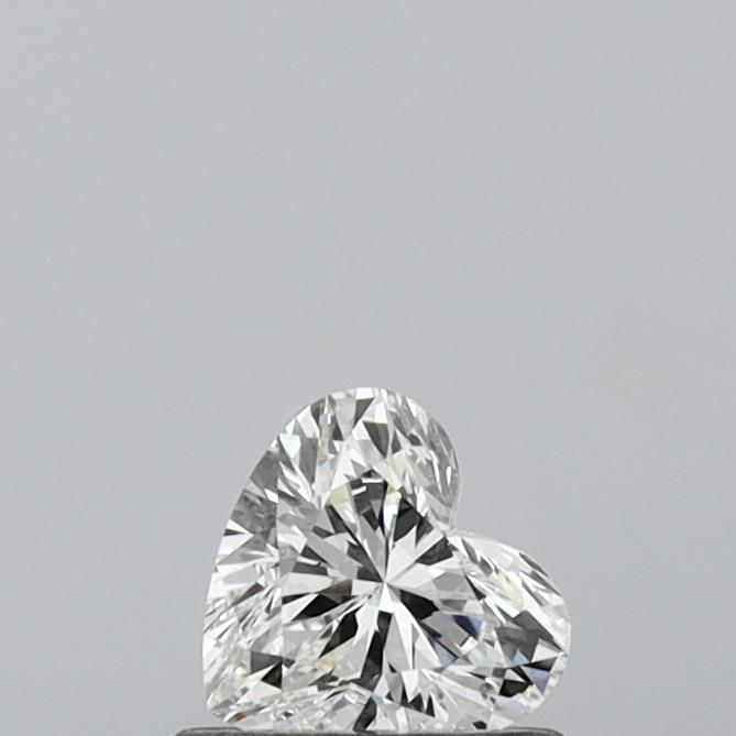 0.53 carat f VVS1 EX  Cut IGI heart diamond