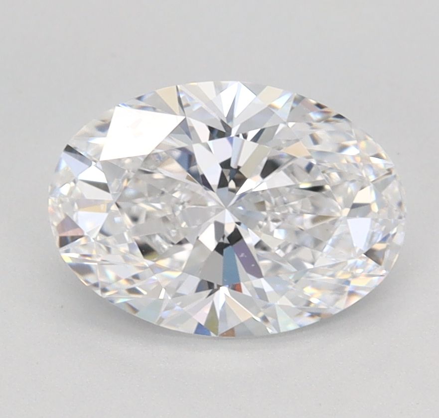 1.22 Carat oval Lab Grown Diamond Front View
