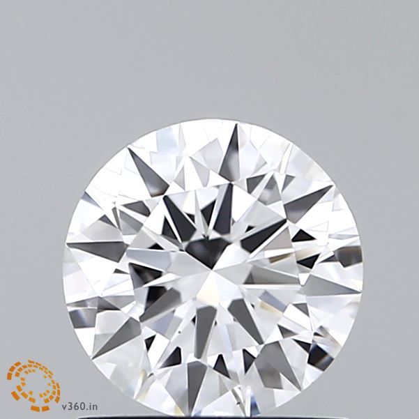 1.03 Carat round Lab Grown Diamond Front View