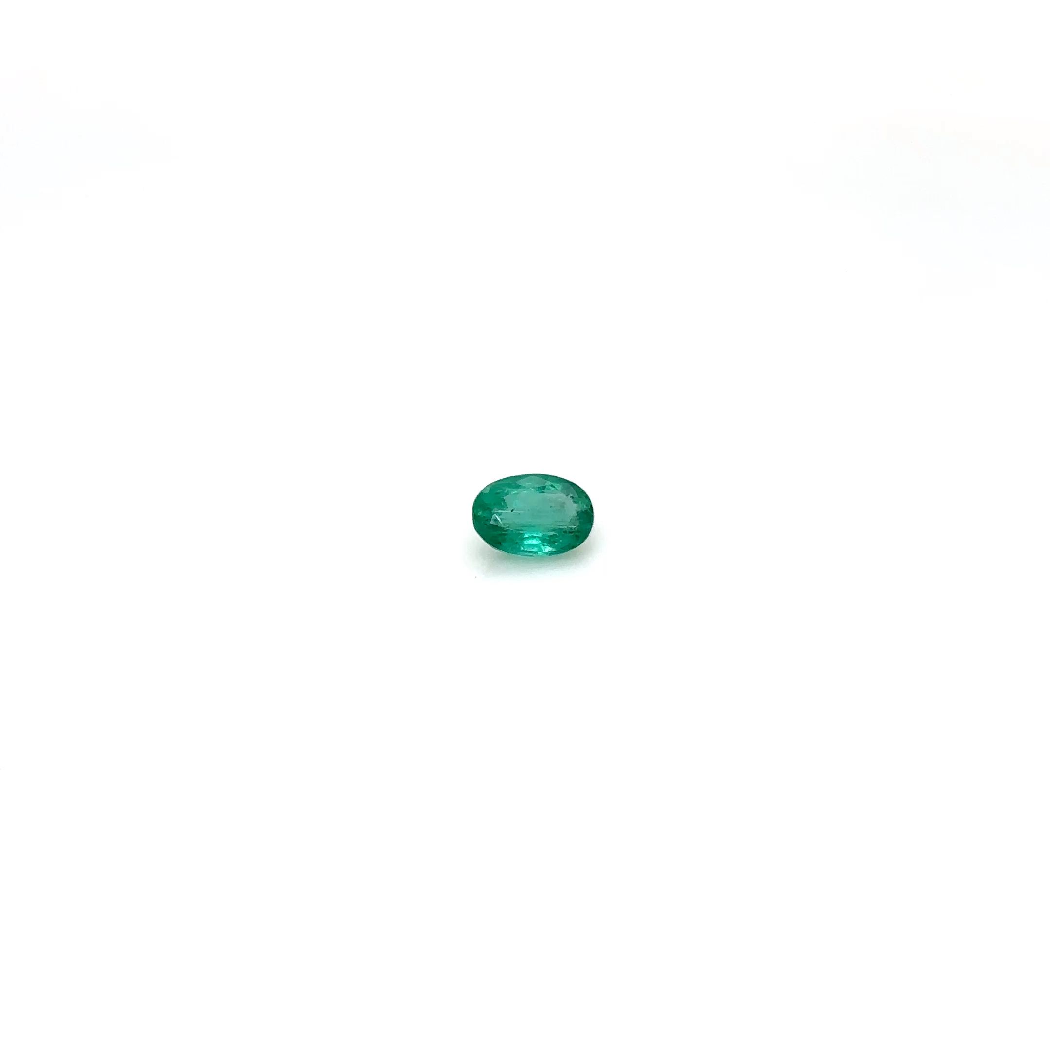 0.45 Carat Oval Emerald