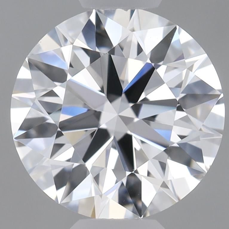 1.21 Carat round Lab Grown Diamond Front View
