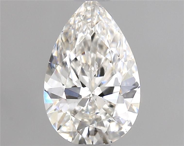 0,63 ct Diament laboratoryjny w szlifie gruszki