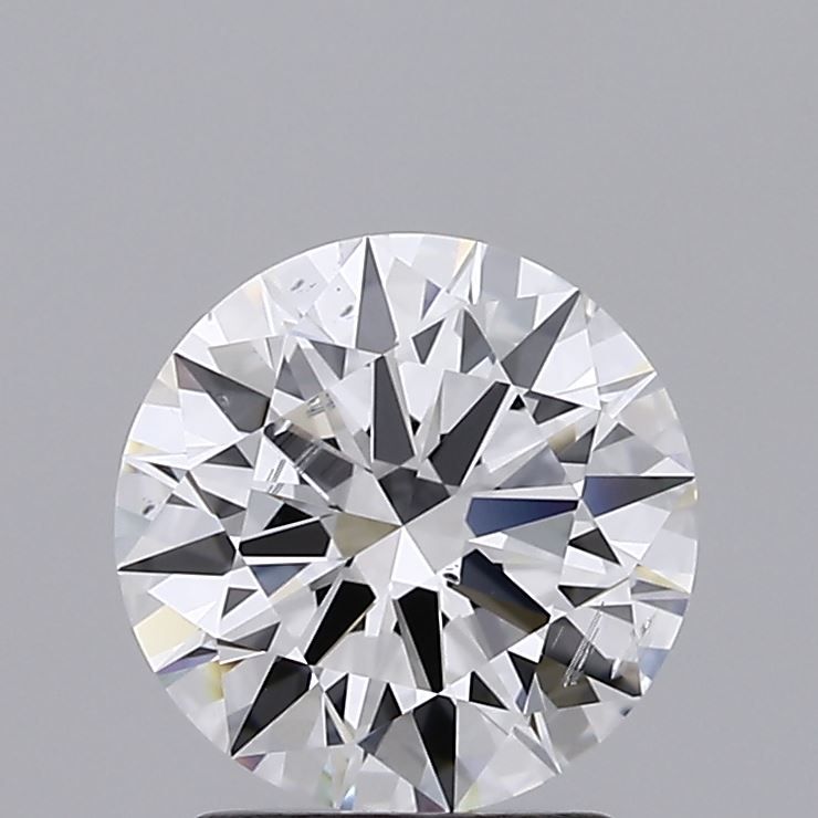 2.02 Carat round Lab Grown Diamond Front View