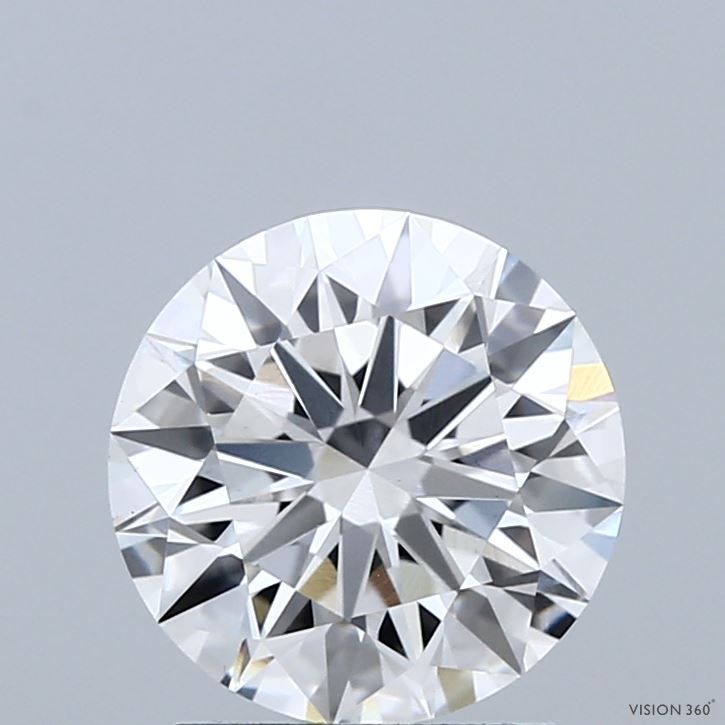 2ct Round E - VVS2 - Very Good cut - LD260046